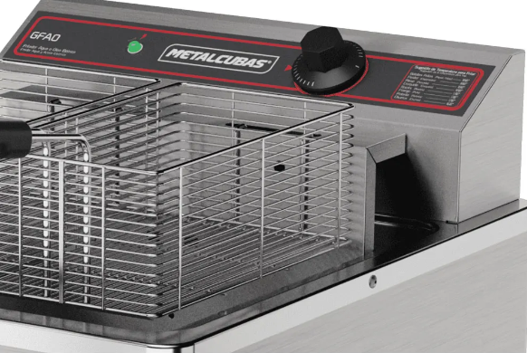 Fritadeira Elétrica Água e Óleo Metalcubas 18 Litros GFAO18M 220V