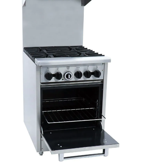 Fogão Industrial Venâncio Americano Inox 4 Bocas com Forno Fa4f